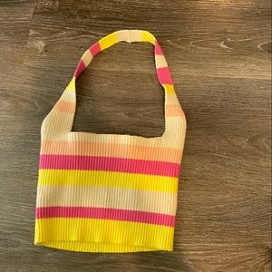 Peppermayo striped halter